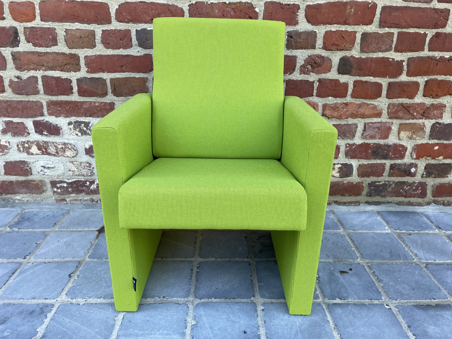 Groeifauteuil 5-7 jaar in unieke en speelse tweekleurige stof