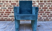 Groeifauteuil 5-7 jaar in synthetisch fluweel