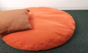 Brahm zitkussen uni color oranje