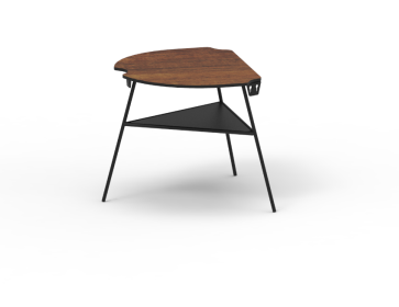 Amelia bijzettafel met dubbel tafelblad
