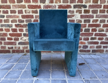 Groeifauteuil 5-7 jaar in synthetisch fluweel