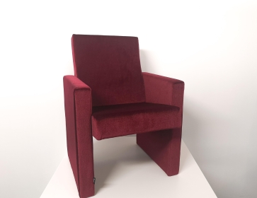 Groeifauteuil 7-11 jaar in luxe mohair stof