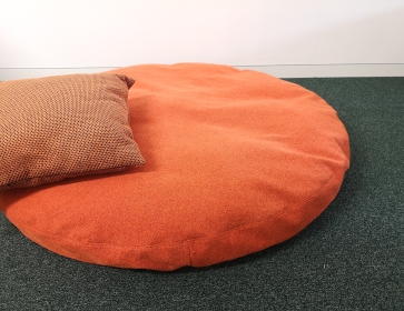Brahm zitkussen uni color oranje